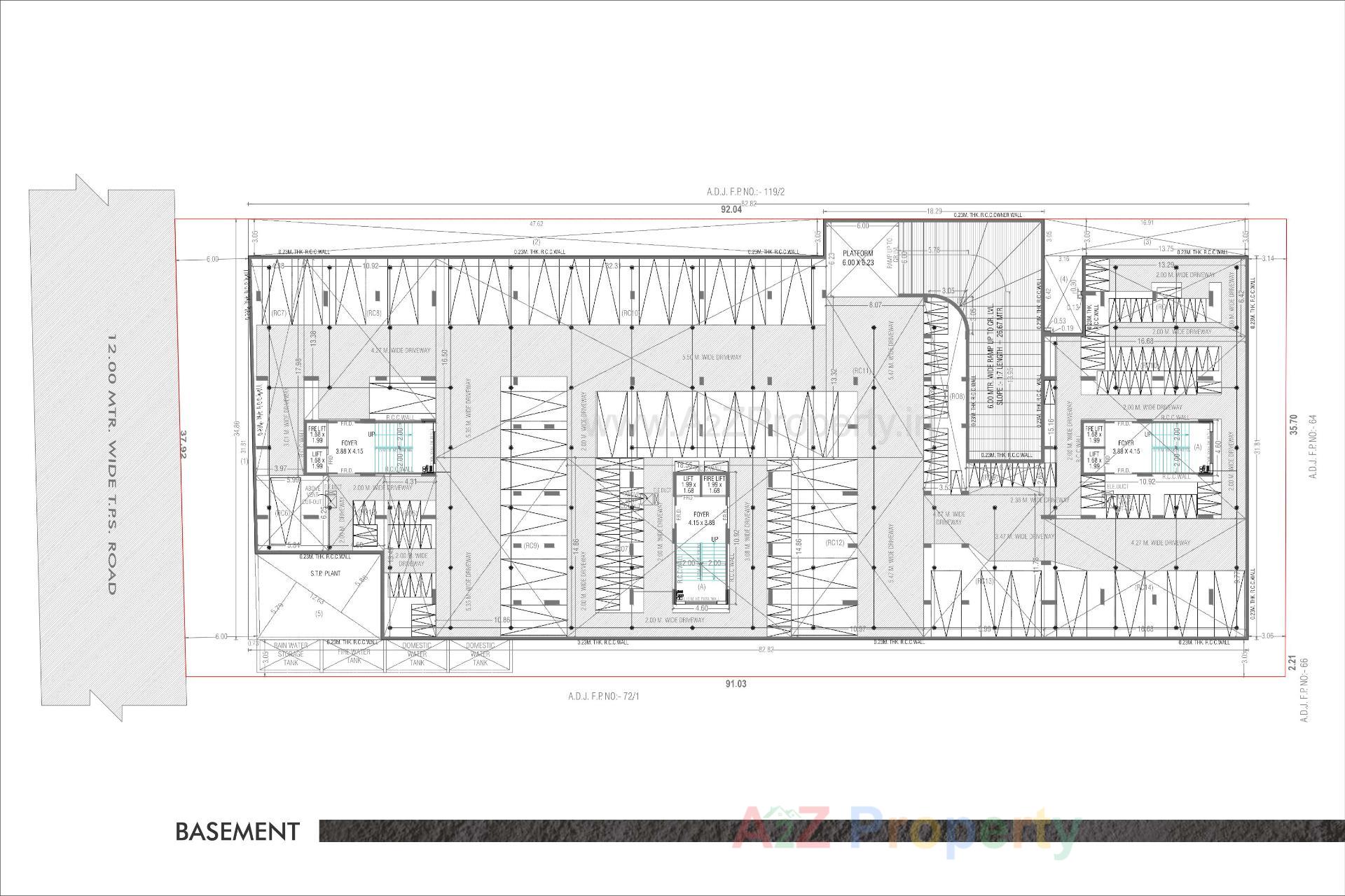 Layout of real estate project Sheladia Manor located at Ambli, Ahmedabad, Gujarat