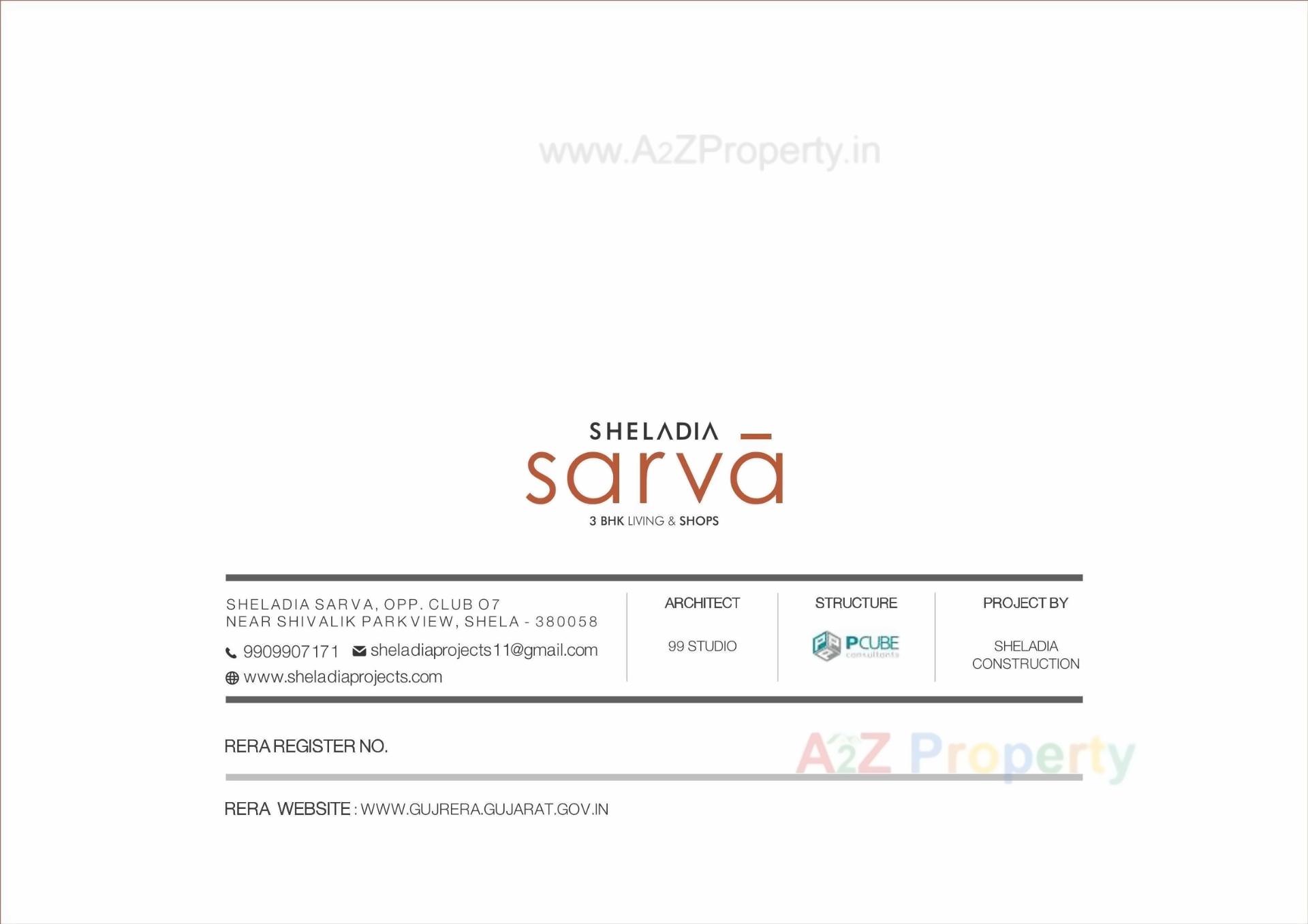 of real estate project Sheladia Sarva located at Ahmedabad, Ahmedabad, Gujarat