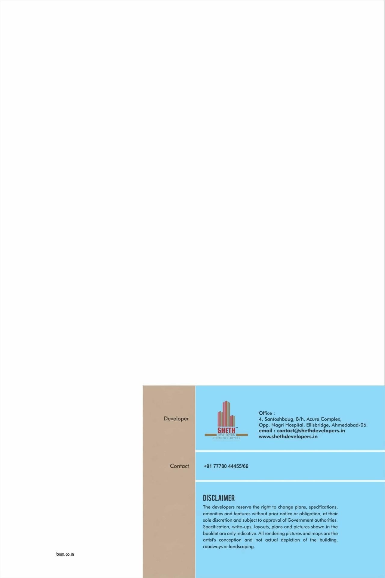  of real estate project Sheth Corporate Tower located at City, Ahmedabad, Gujarat