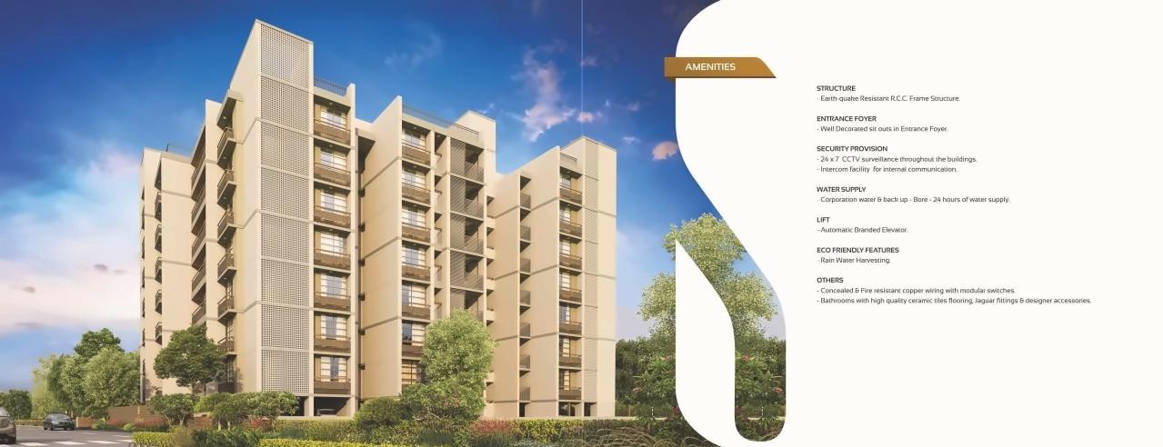3D Elevation of real estate project Sheth Serenita located at Chadavad, Ahmedabad, Gujarat