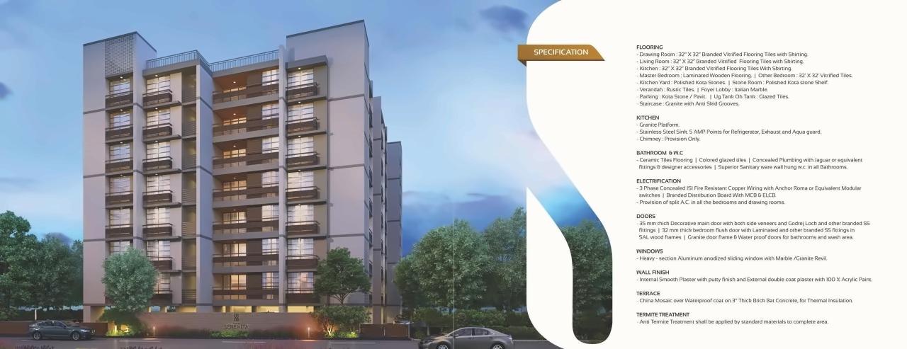  of real estate project Sheth Serenita located at Chadavad, Ahmedabad, Gujarat