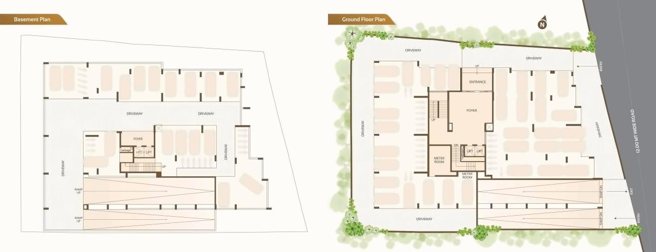Layout of real estate project Sheth Serenita located at Chadavad, Ahmedabad, Gujarat