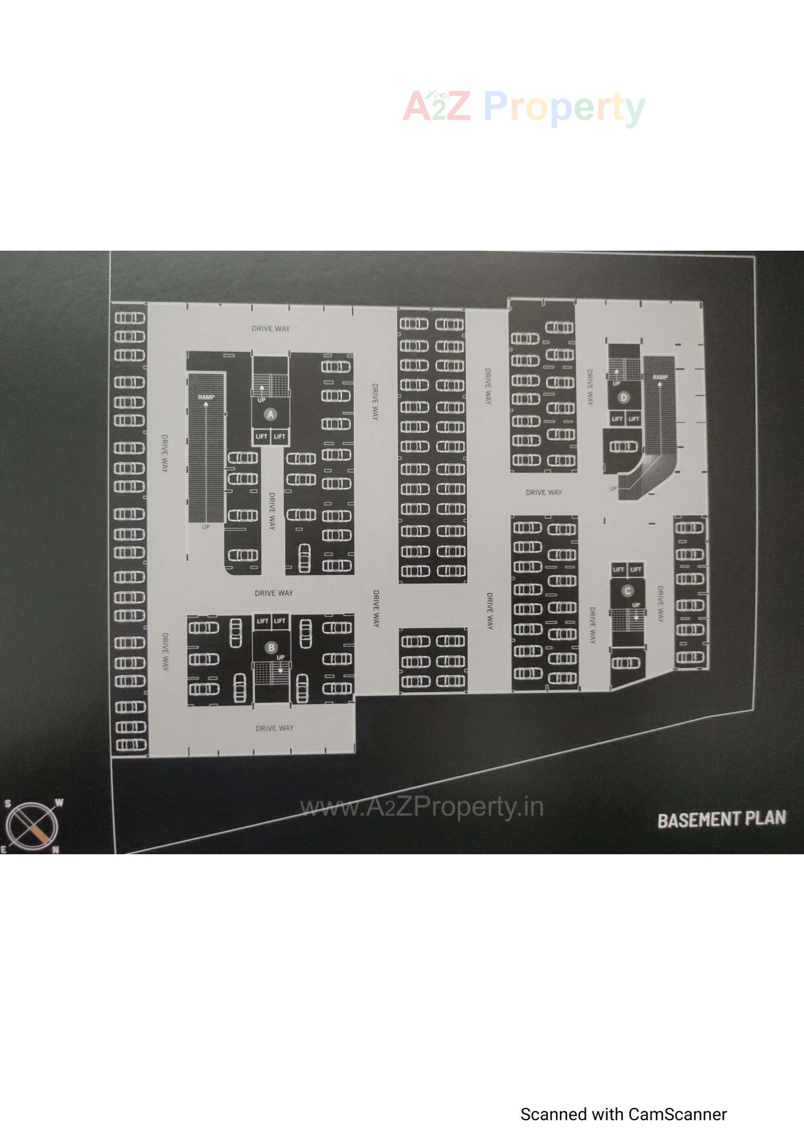 Layout of real estate project Shikhar Shine located at Chiloda, Ahmedabad, Gujarat