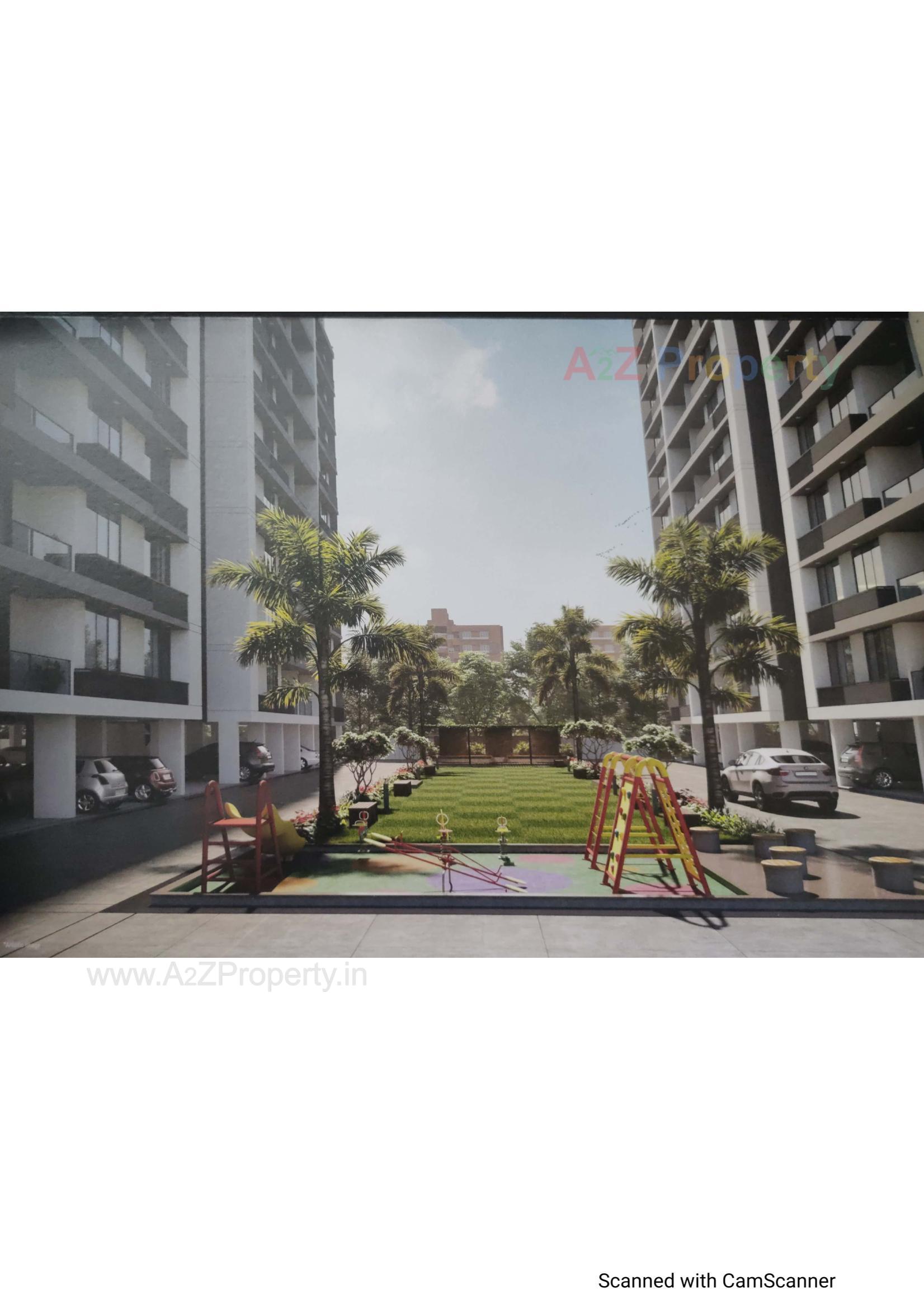 3D Elevation of real estate project Shikhar Shine located at Chiloda, Ahmedabad, Gujarat