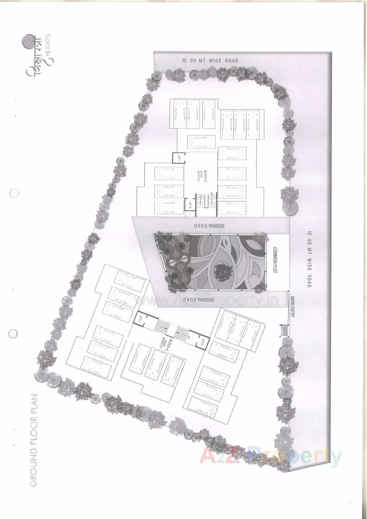 Layout of real estate project Shikshapatri Height located at Ahmedabad, Ahmedabad, Gujarat