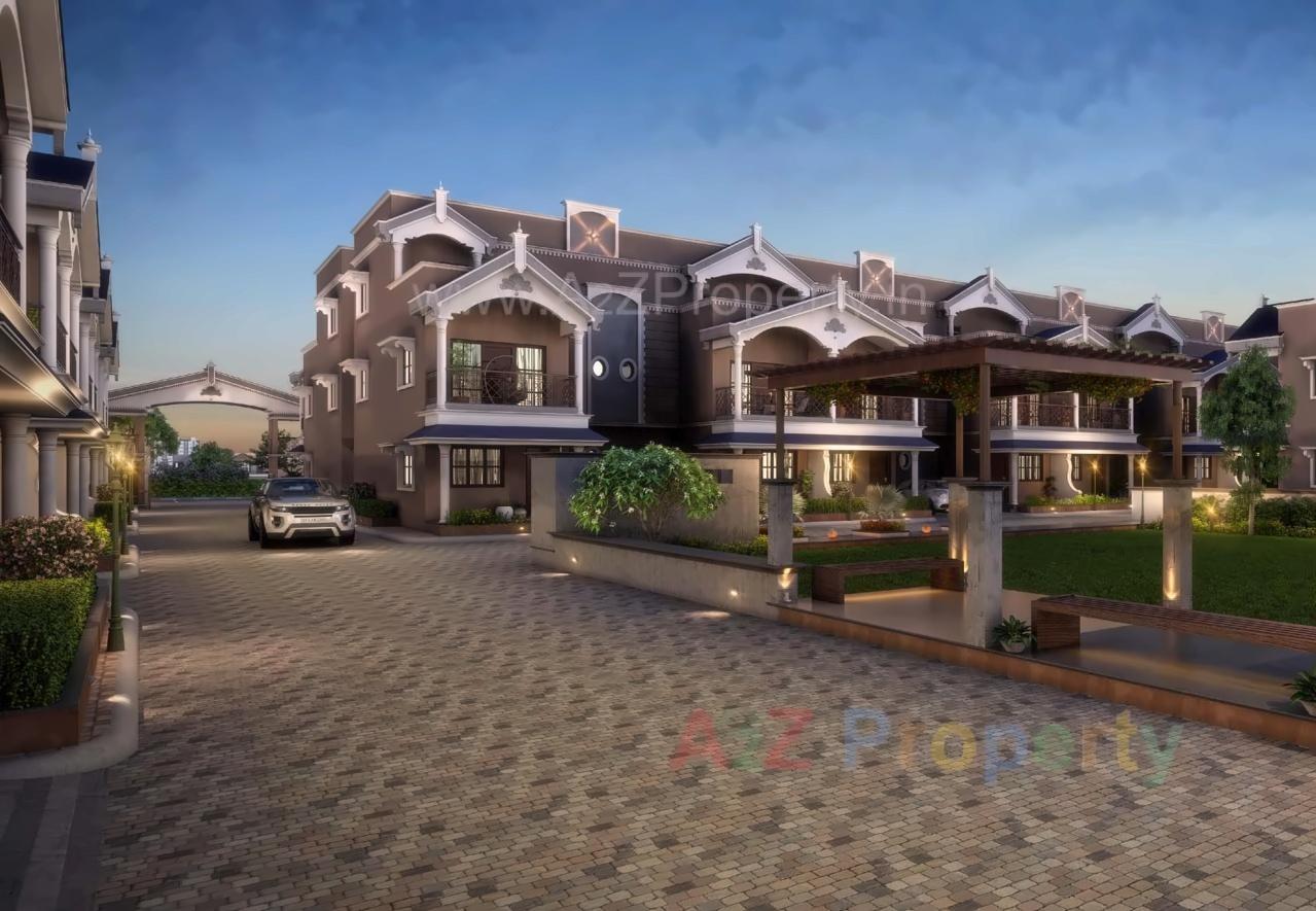 3D Elevation of real estate project Shikshapatri Villa located at Kanbha, Ahmedabad, Gujarat