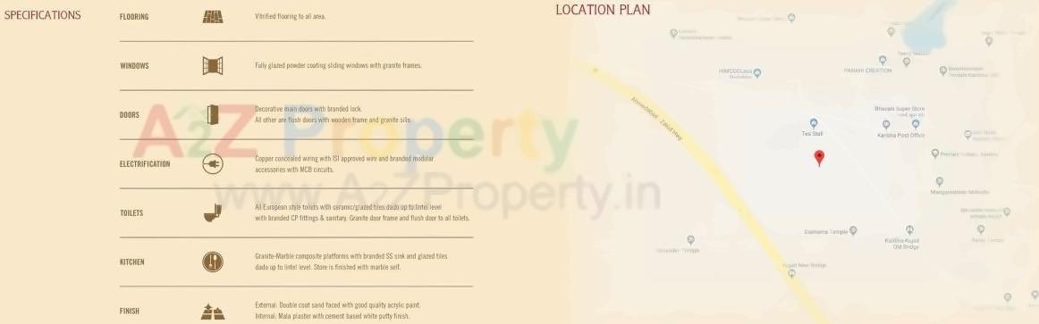  of real estate project Shikshapatri Villa located at Kanbha, Ahmedabad, Gujarat