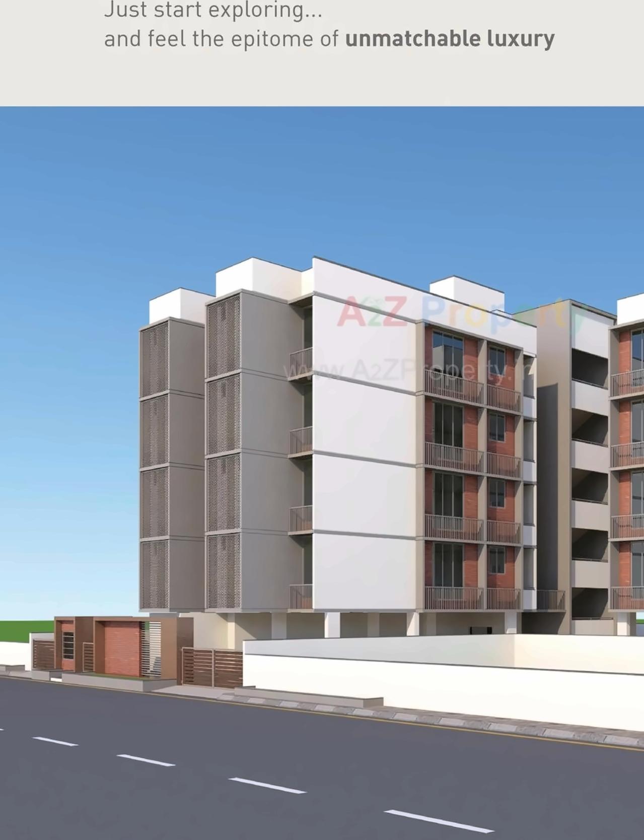 3D Elevation of real estate project Shilaj Homes located at Shilaj, Ahmedabad, Gujarat