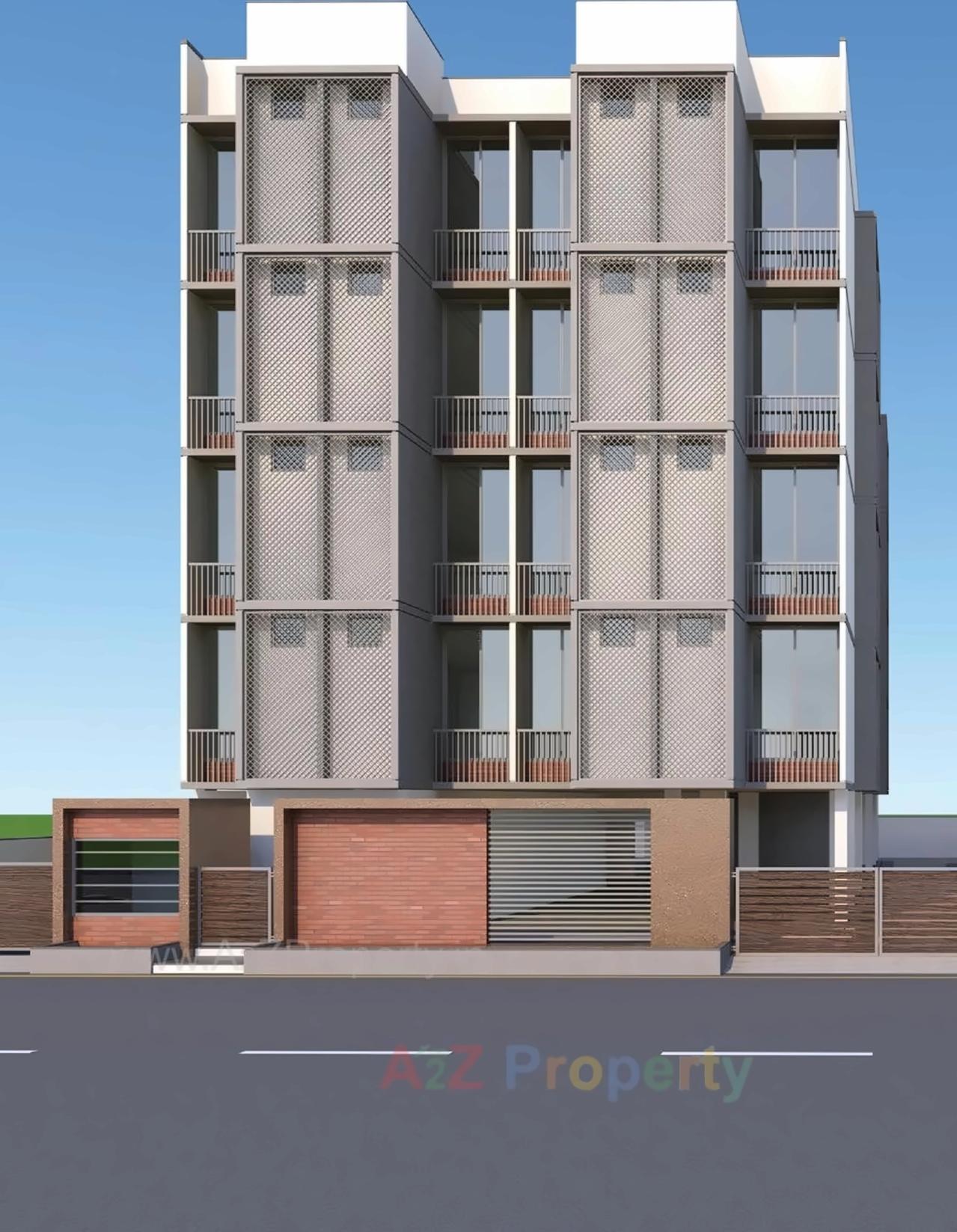 3D Elevation of real estate project Shilaj Homes located at Shilaj, Ahmedabad, Gujarat