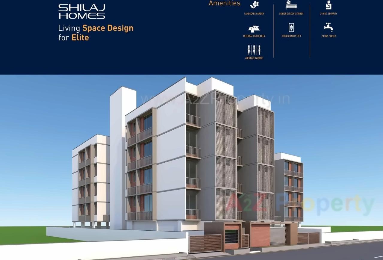 3D Elevation of real estate project Shilaj Homes located at Shilaj, Ahmedabad, Gujarat