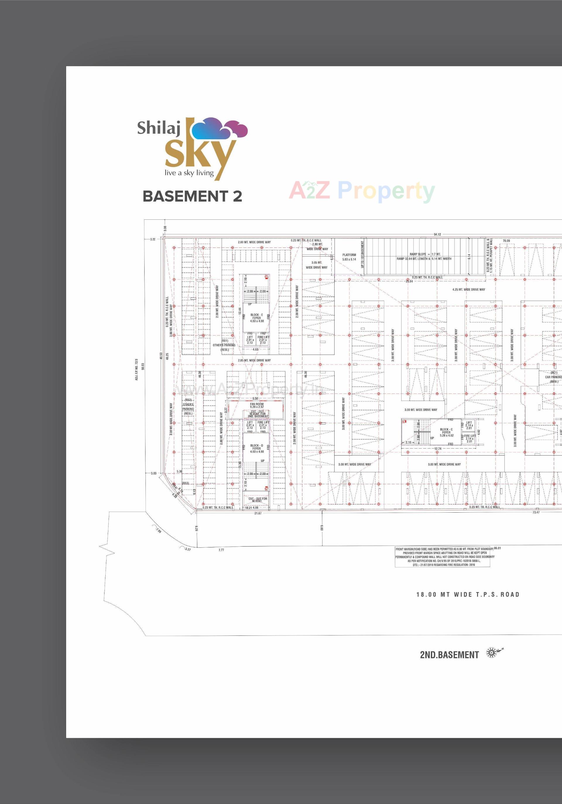Layout of real estate project Shilaj Sky located at Shilaj, Ahmedabad, Gujarat