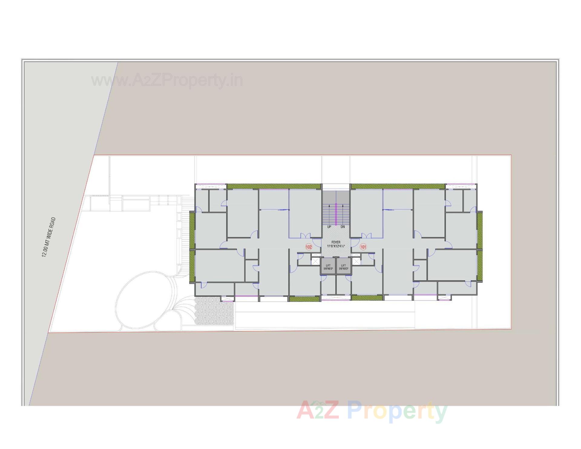 Layout of real estate project Shilp located at Ahmedabad, Ahmedabad, Gujarat