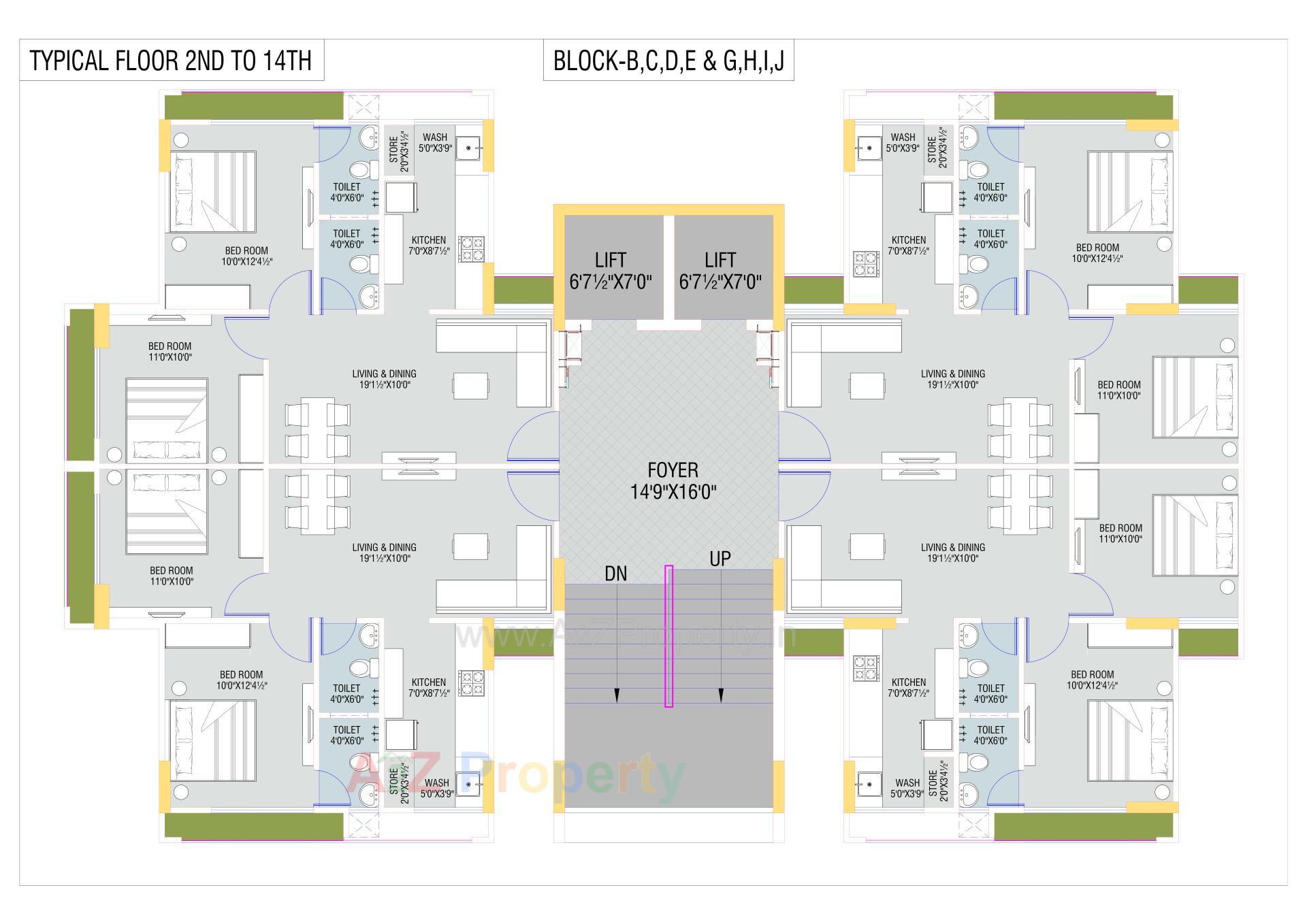 Layout of real estate project Shilp Ananta located at Shela, Ahmedabad, Gujarat