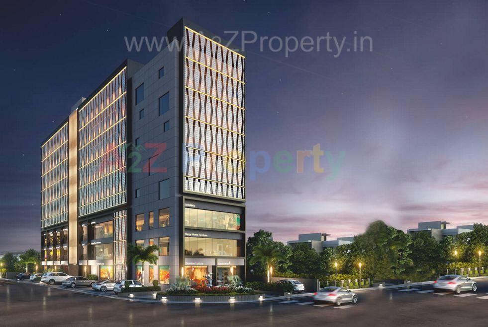 3D Elevation of real estate project Shilp Aperia located at Bodakdev, Ahmedabad, Gujarat