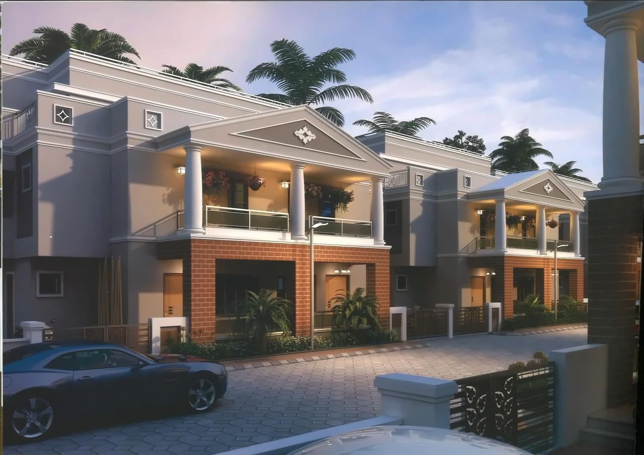 3D Elevation of real estate project Shilp Bunglow located at Bilasiya, Ahmedabad, Gujarat