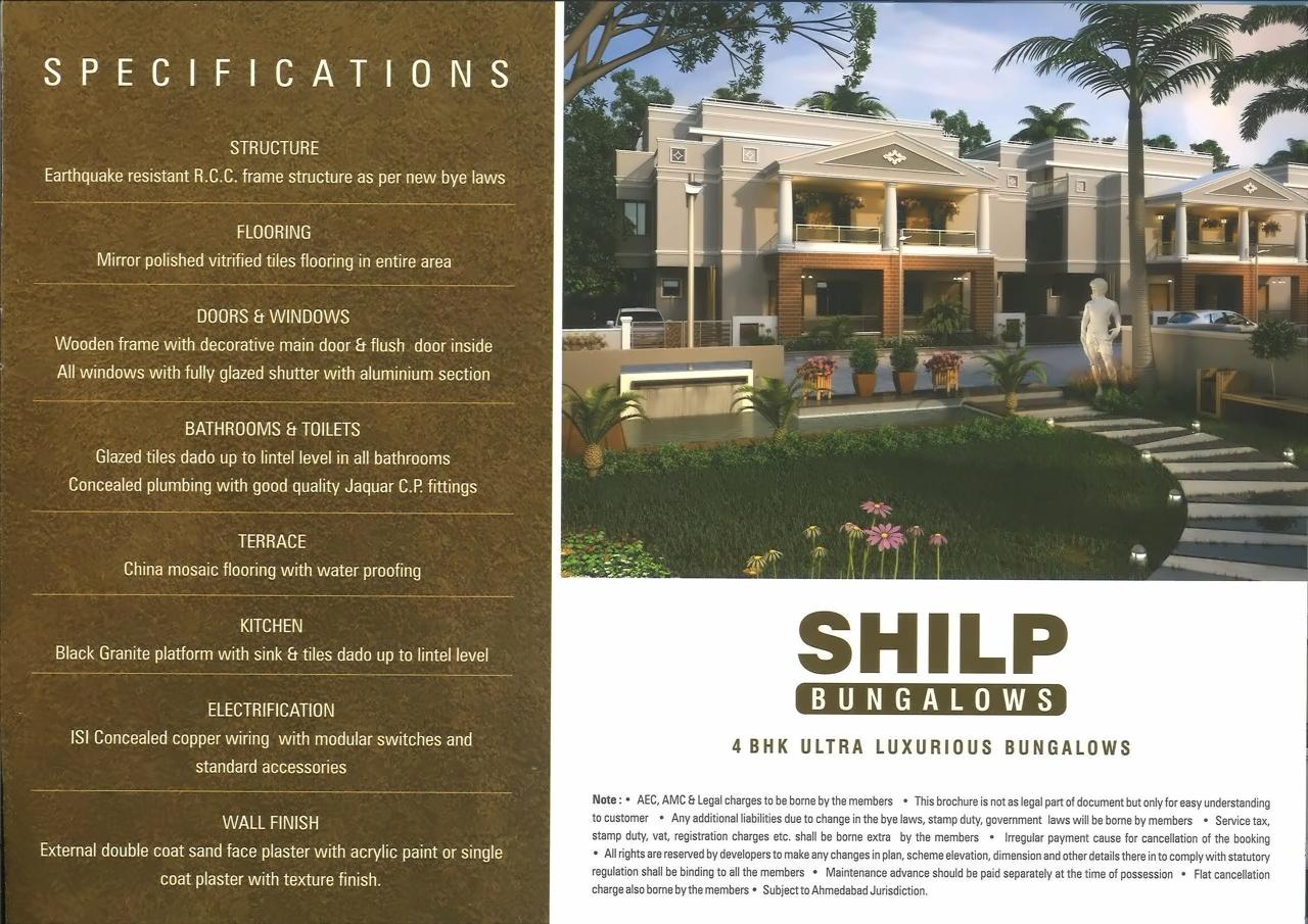  of real estate project Shilp Bunglow located at Bilasiya, Ahmedabad, Gujarat