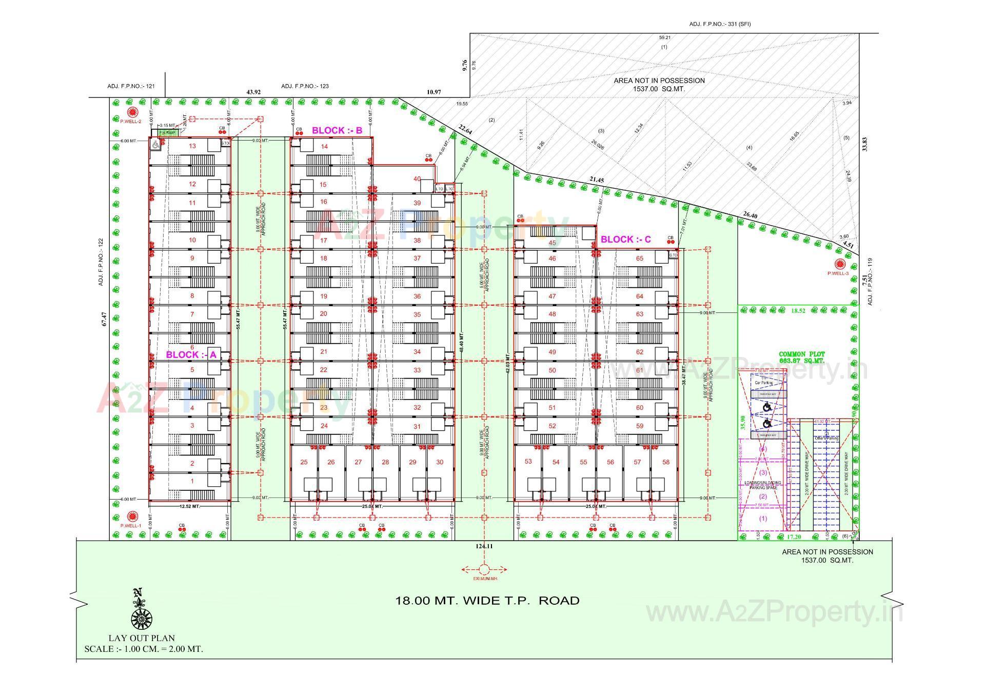 Layout of real estate project Shilp Govardhan Industrial Park located at Ahmedabad, Ahmedabad, Gujarat