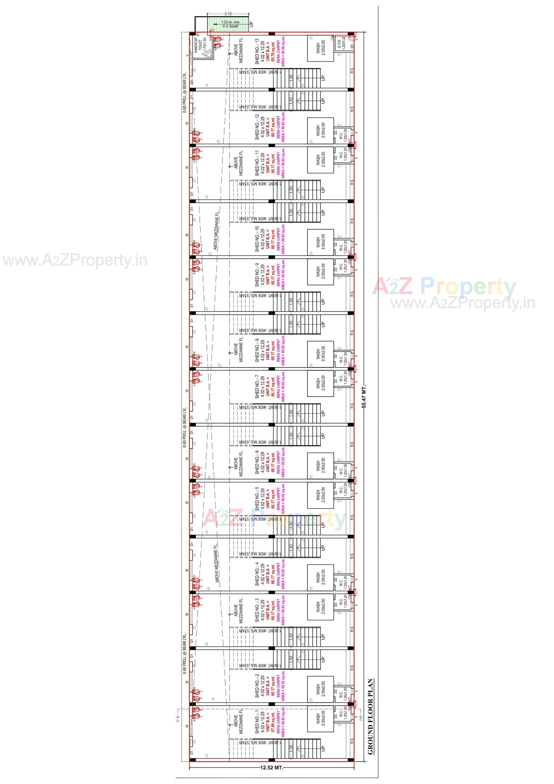 Layout of real estate project Shilp Govardhan Industrial Park located at Ahmedabad, Ahmedabad, Gujarat