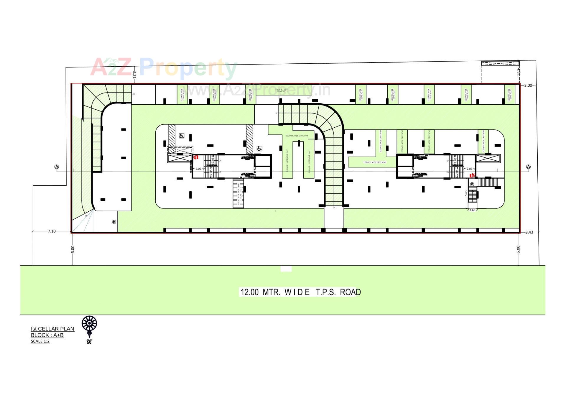 Layout of real estate project Shilp Paradise located at Bodakdev, Ahmedabad, Gujarat