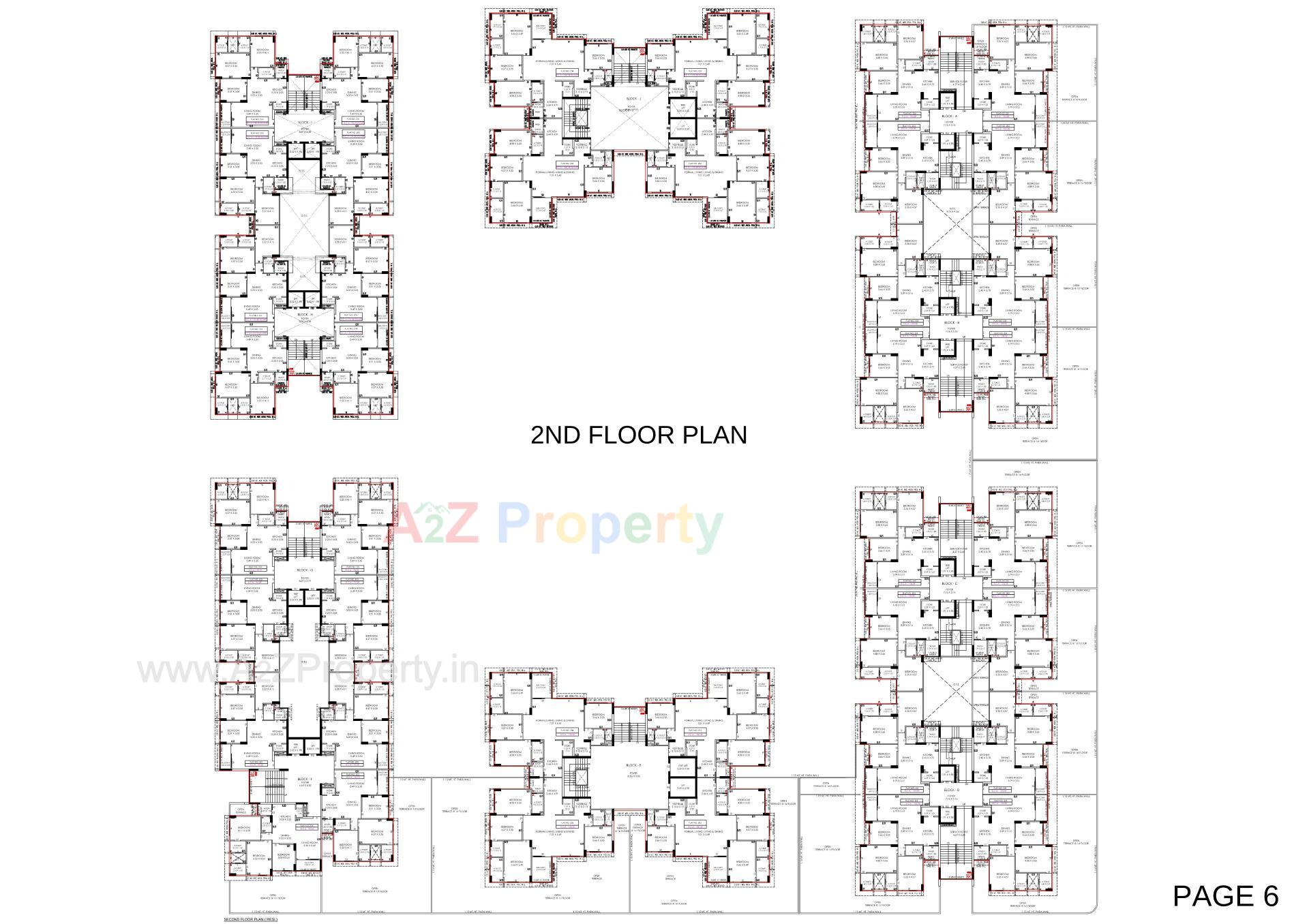 Layout of real estate project Shilp Residency located at Gota, Ahmedabad, Gujarat