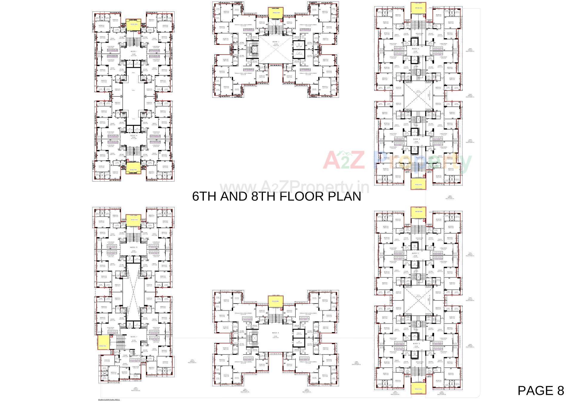 Layout of real estate project Shilp Residency located at Gota, Ahmedabad, Gujarat