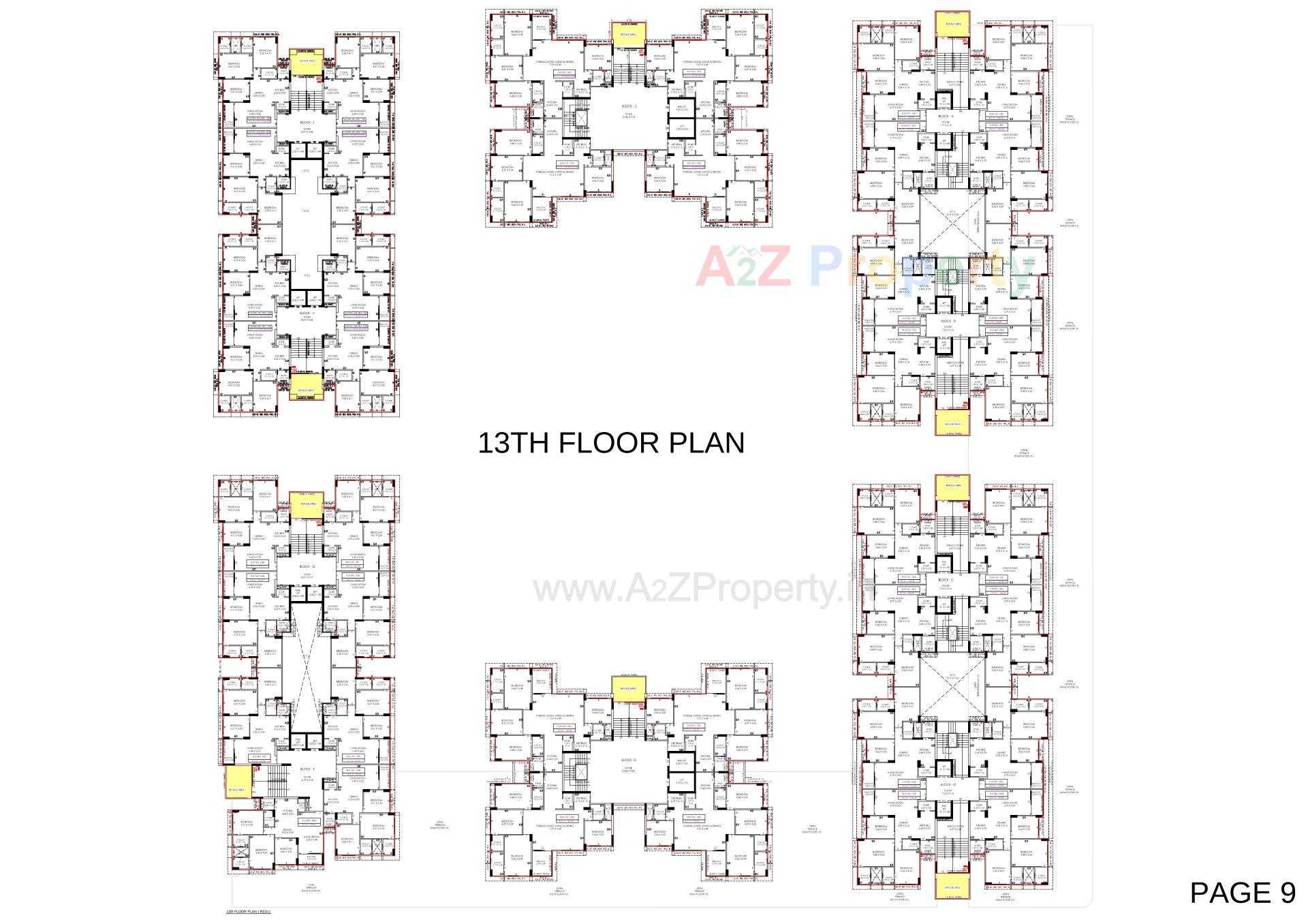 Layout of real estate project Shilp Residency located at Gota, Ahmedabad, Gujarat