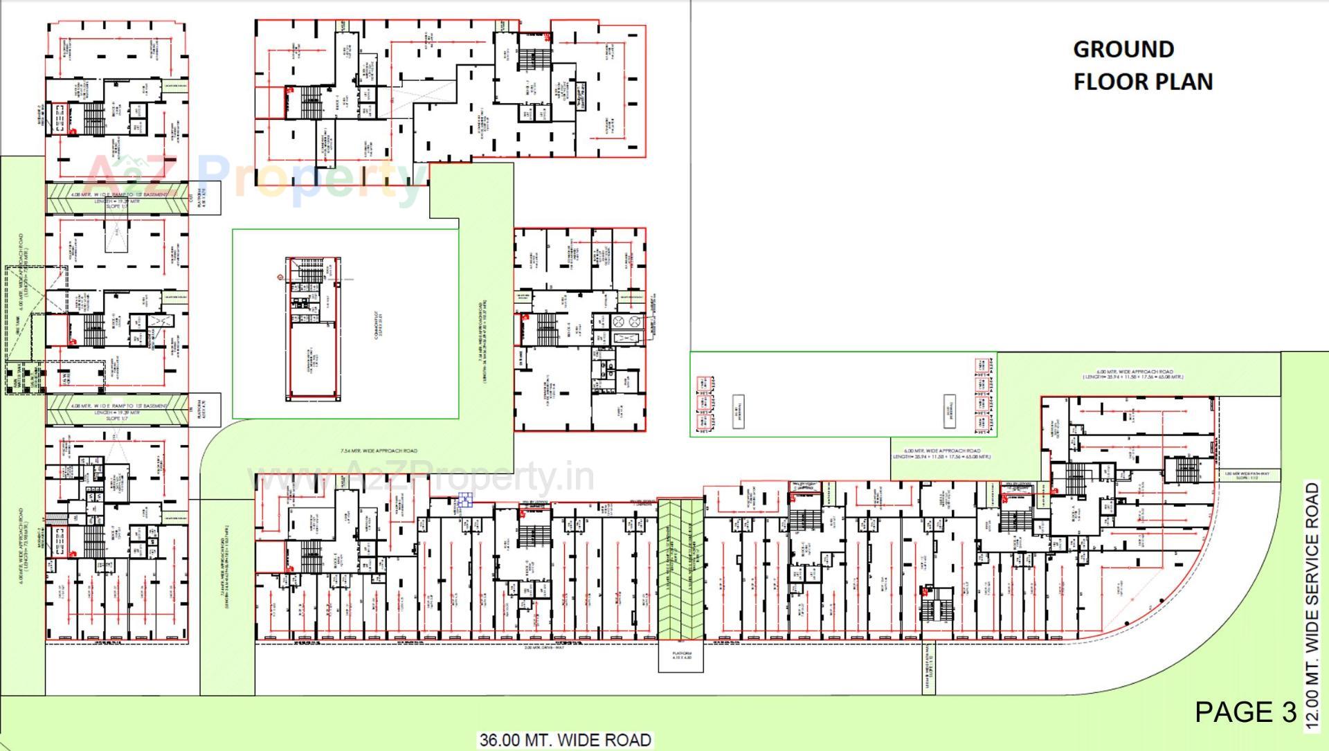 Layout of real estate project Shilp Serene located at Shilaj, Ahmedabad, Gujarat