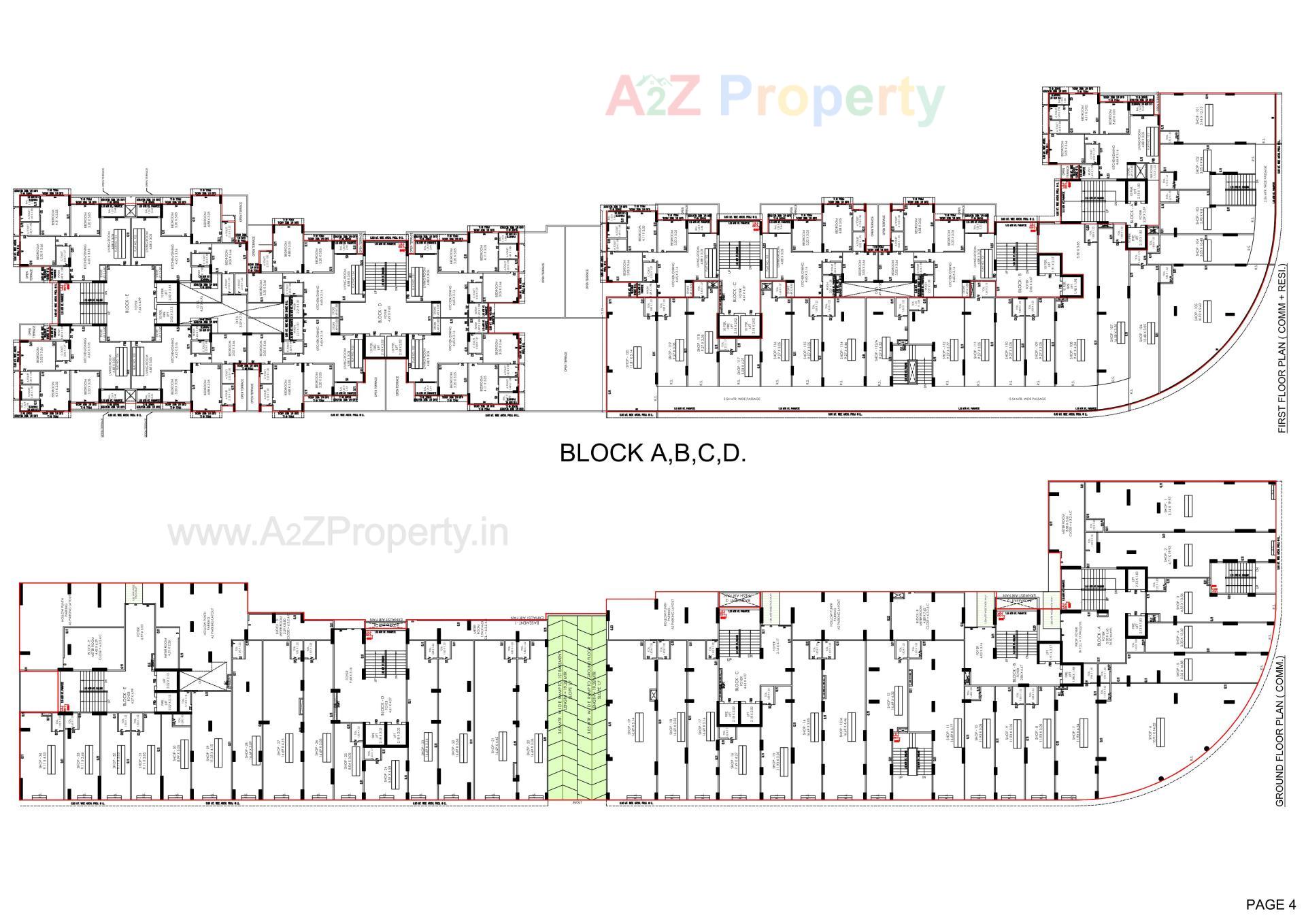 Layout of real estate project Shilp Serene located at Shilaj, Ahmedabad, Gujarat