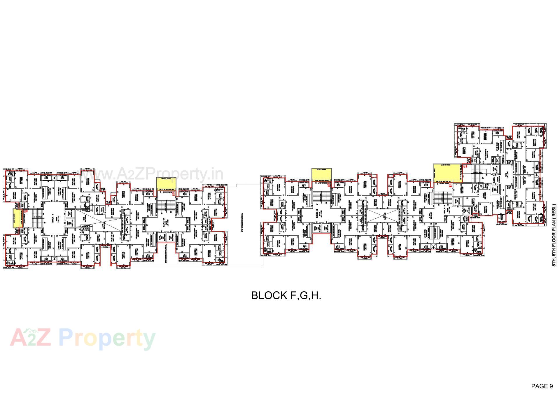 Layout of real estate project Shilp Serene located at Shilaj, Ahmedabad, Gujarat