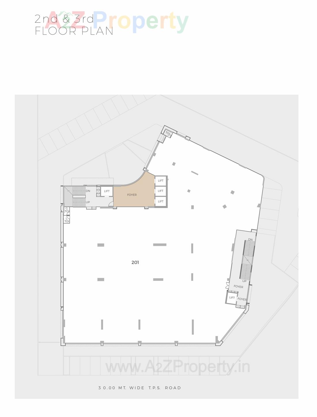 3D Elevation of real estate project Shilp Zaveri located at Jodhpur, Ahmedabad, Gujarat
