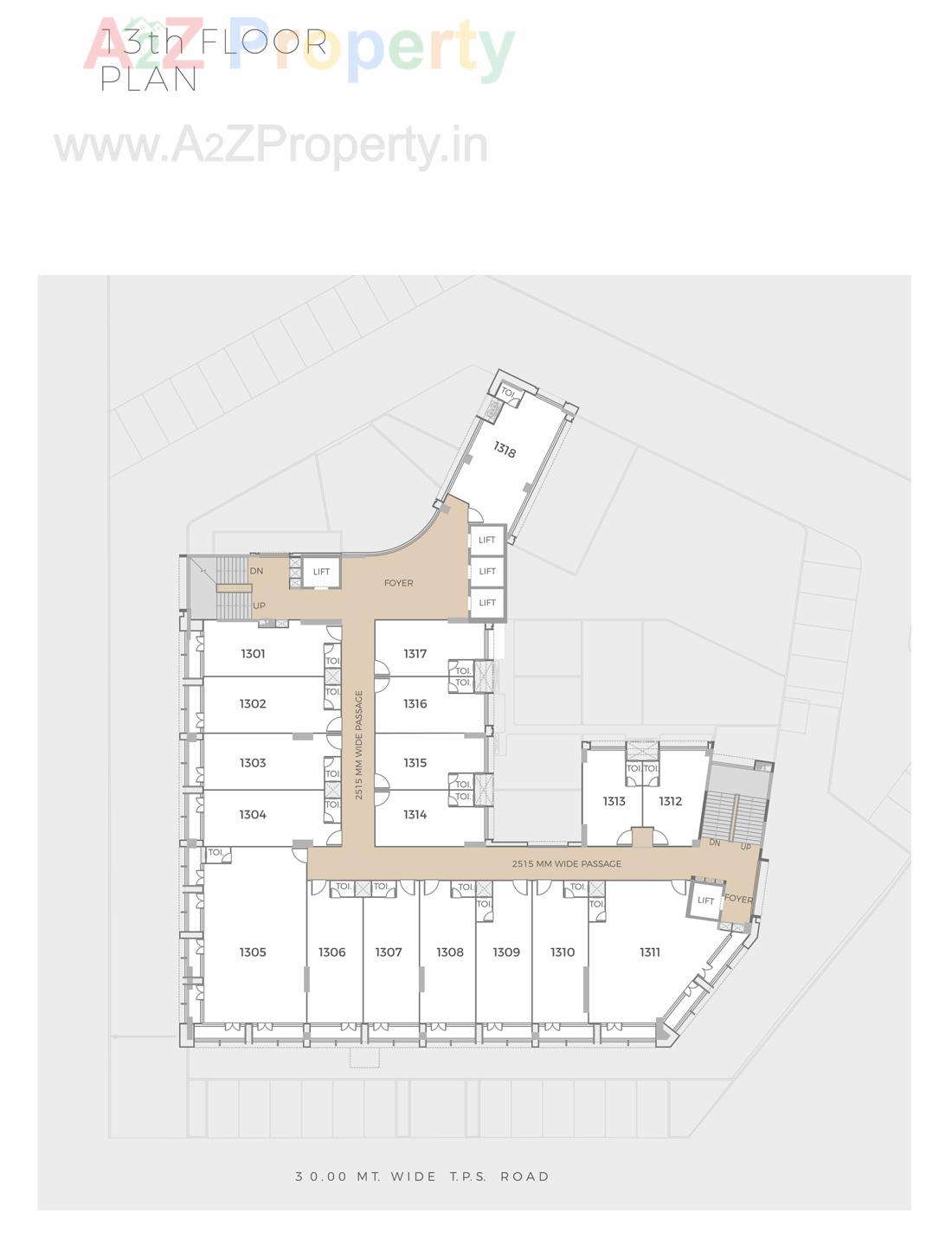 3D Elevation of real estate project Shilp Zaveri located at Jodhpur, Ahmedabad, Gujarat