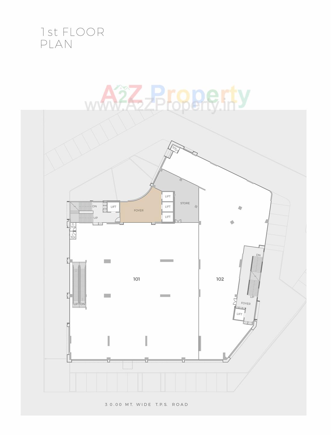 3D Elevation of real estate project Shilp Zaveri located at Jodhpur, Ahmedabad, Gujarat
