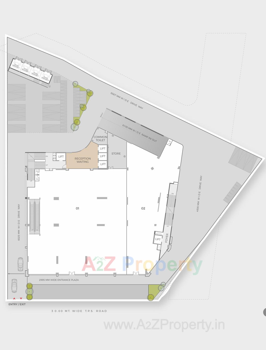 3D Elevation of real estate project Shilp Zaveri located at Jodhpur, Ahmedabad, Gujarat