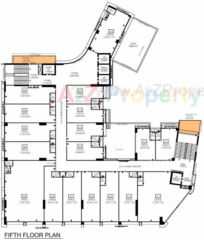 Layout of real estate project Shilp Zaveri located at Jodhpur, Ahmedabad, Gujarat