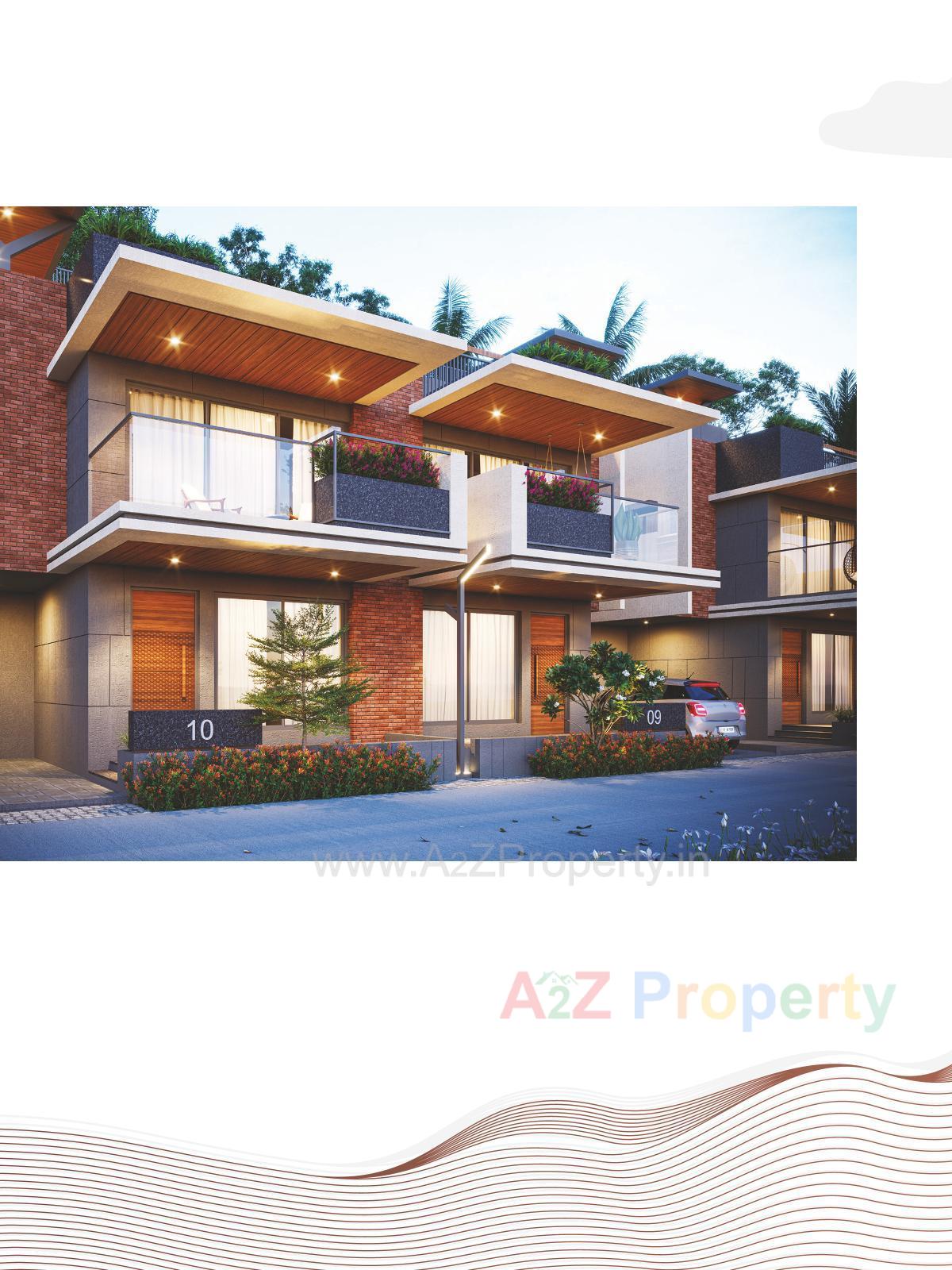 3D Elevation of real estate project Shilpgram Bhaktikunj located at Bilasiya, Ahmedabad, Gujarat