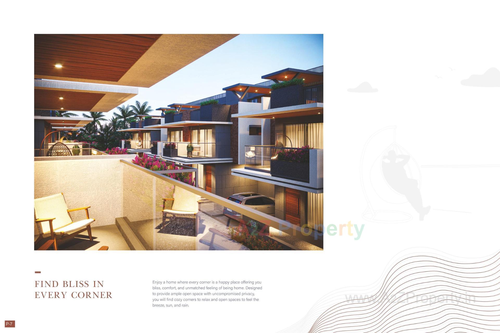 3D Elevation of real estate project Shilpgram Bhaktikunj located at Bilasiya, Ahmedabad, Gujarat