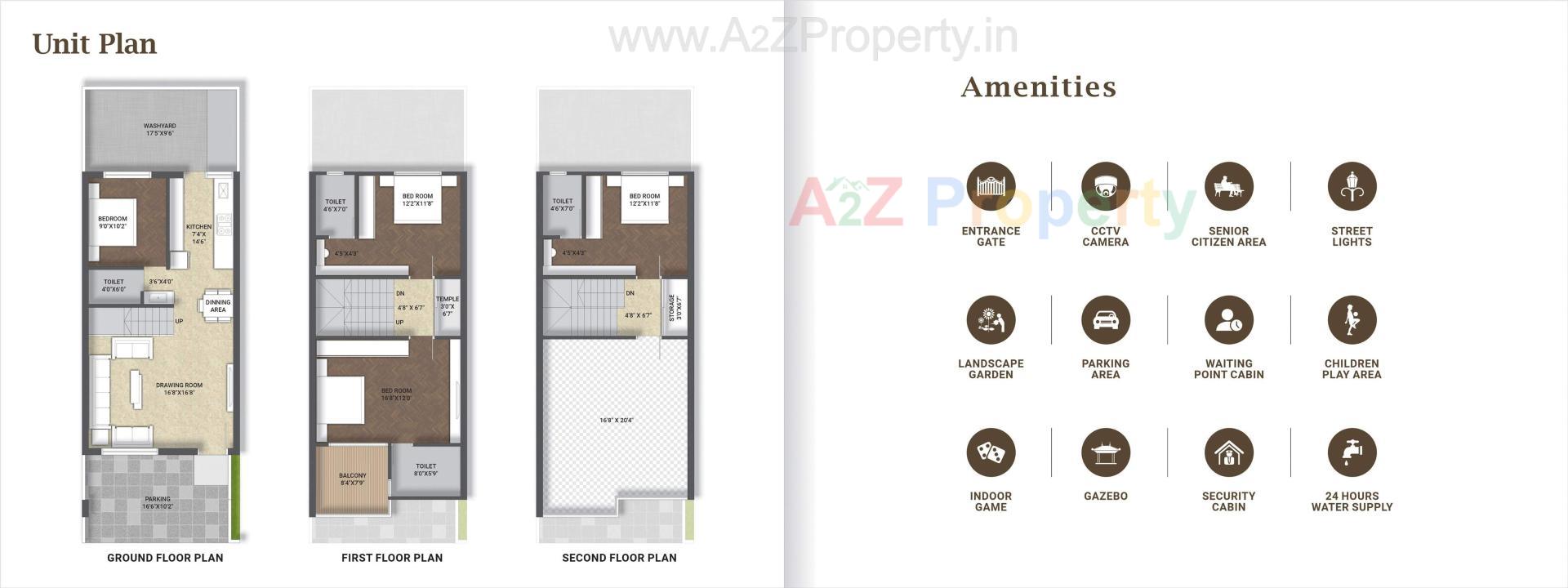 Layout of real estate project Shilpgram Saral located at Hanspura, Ahmedabad, Gujarat