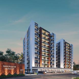 Elevation of real estate project Shilpgram Skyleaf located at Bilasiya, Ahmedabad, Gujarat