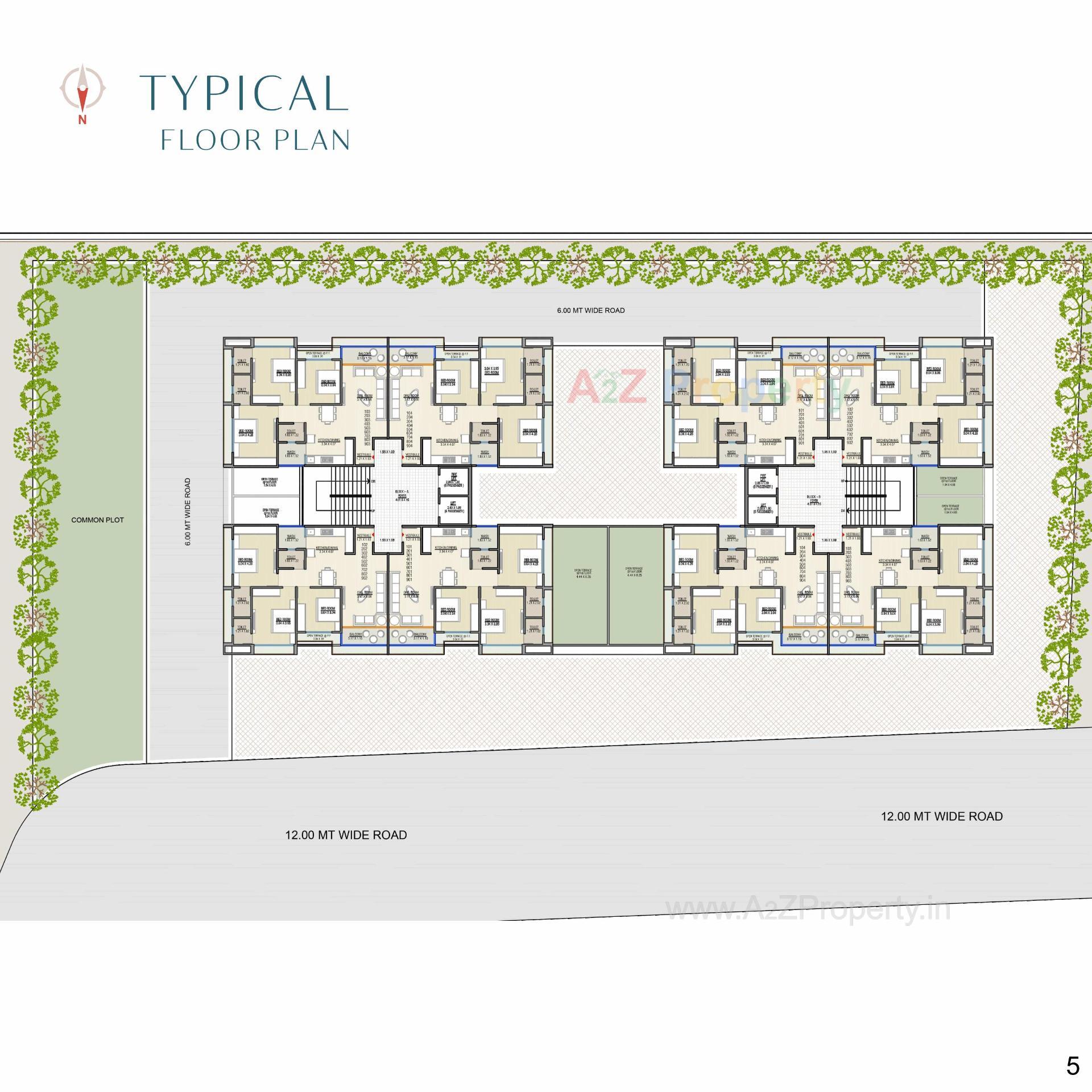 Layout of real estate project Shilpgram Skyleaf located at Bilasiya, Ahmedabad, Gujarat