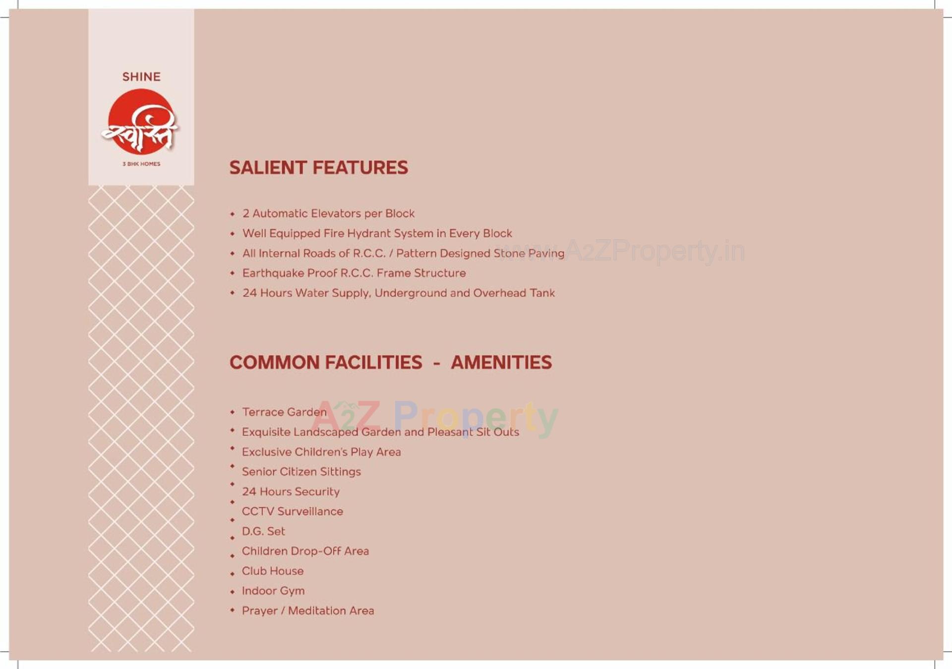  of real estate project Shine Swasti located at Tragad, Ahmedabad, Gujarat