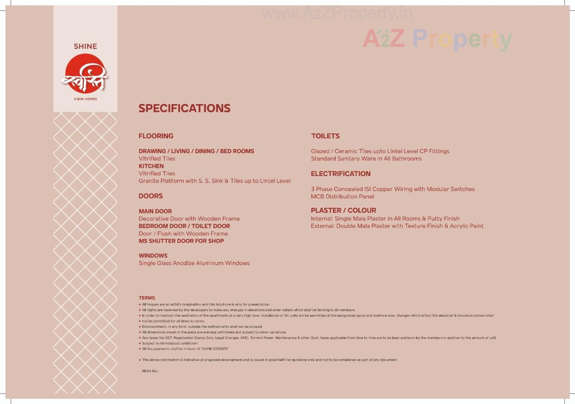  of real estate project Shine Swasti located at Tragad, Ahmedabad, Gujarat