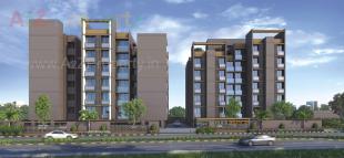Elevation of real estate project Shiv Aspire located at Bopal, Ahmedabad, Gujarat