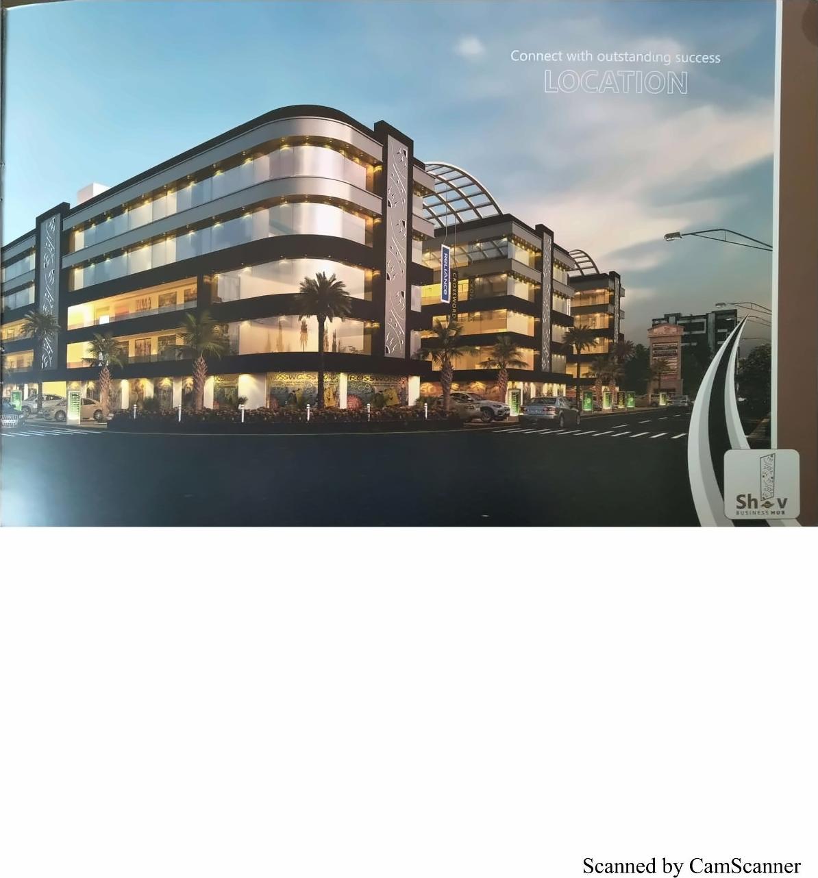 3D Elevation of real estate project Shiv Business Hub located at Nikol, Ahmedabad, Gujarat