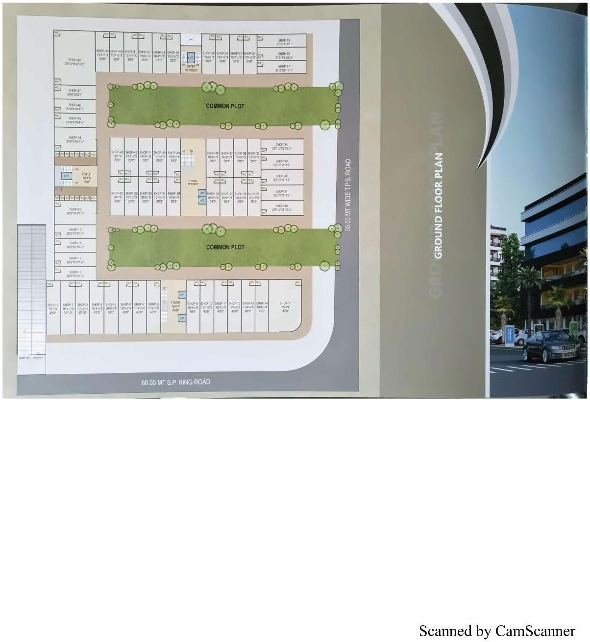 Layout of real estate project Shiv Business Hub located at Nikol, Ahmedabad, Gujarat