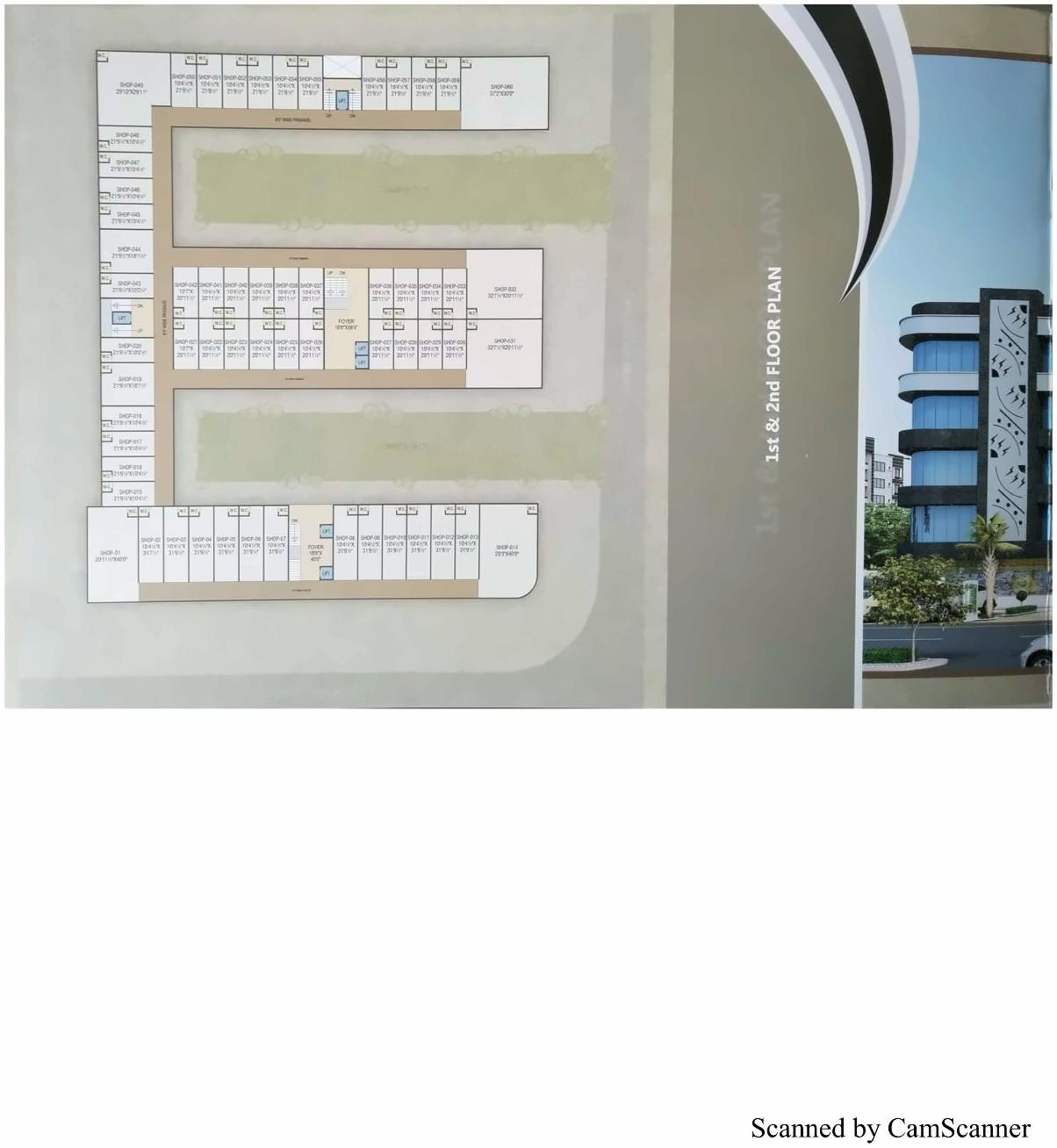 Layout of real estate project Shiv Business Hub located at Nikol, Ahmedabad, Gujarat