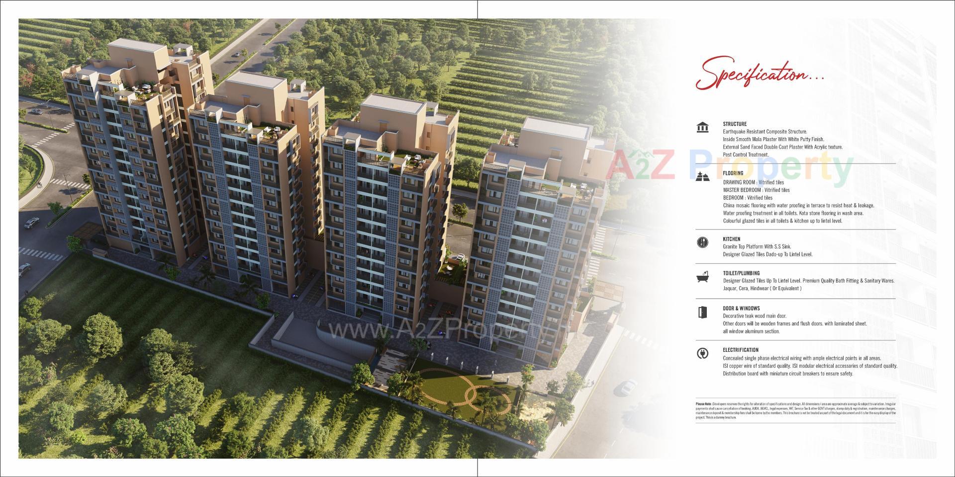 3D Elevation of real estate project Shiv Ganesh located at Khodiyar, Ahmedabad, Gujarat