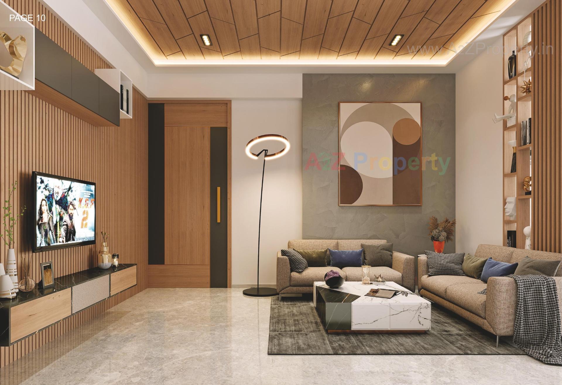 3D Elevation of real estate project Shiv Shaligram Serenity located at Chandlodiya, Ahmedabad, Gujarat