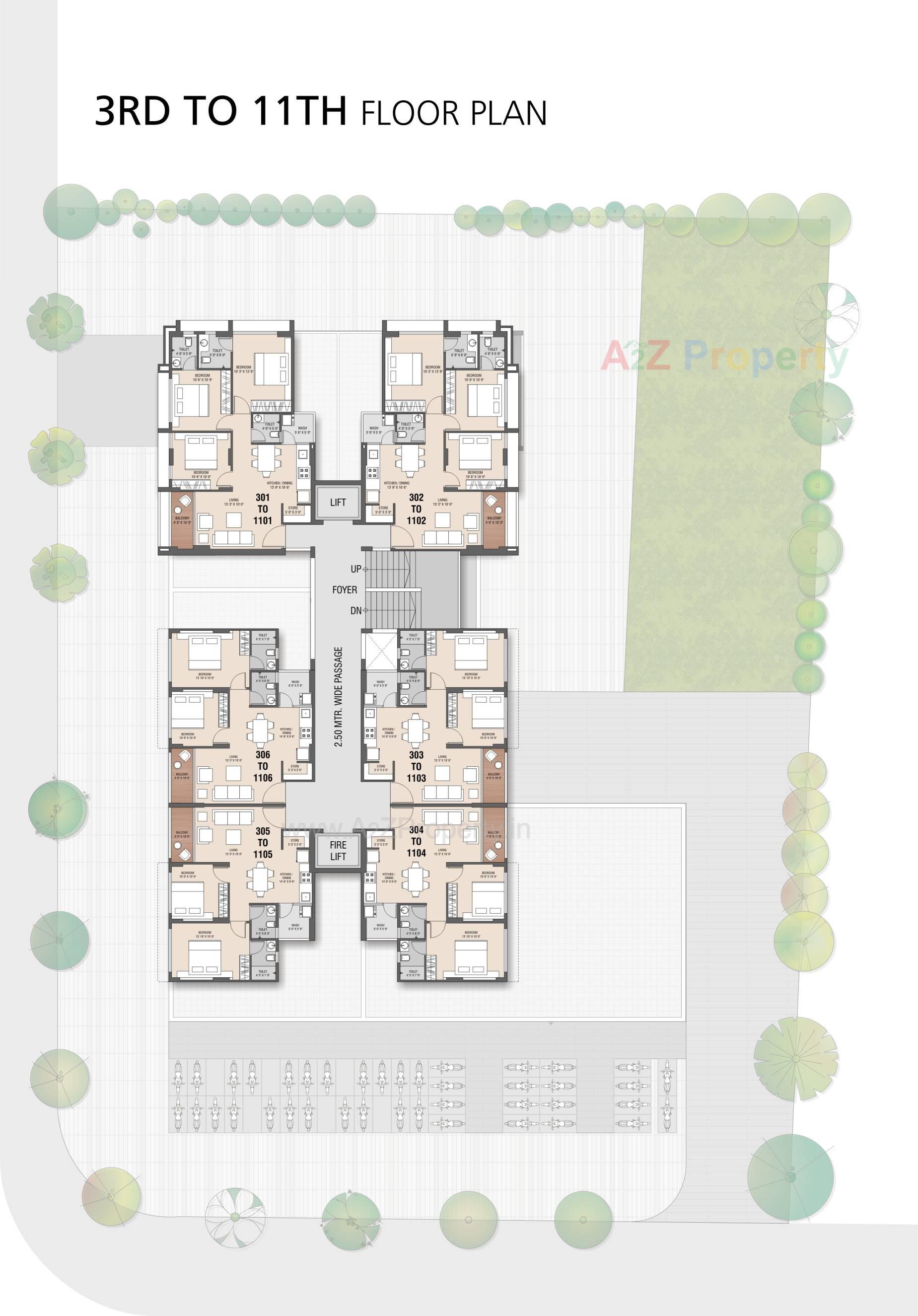 Layout of real estate project Shiv Siddhi Height located at Vastral, Ahmedabad, Gujarat