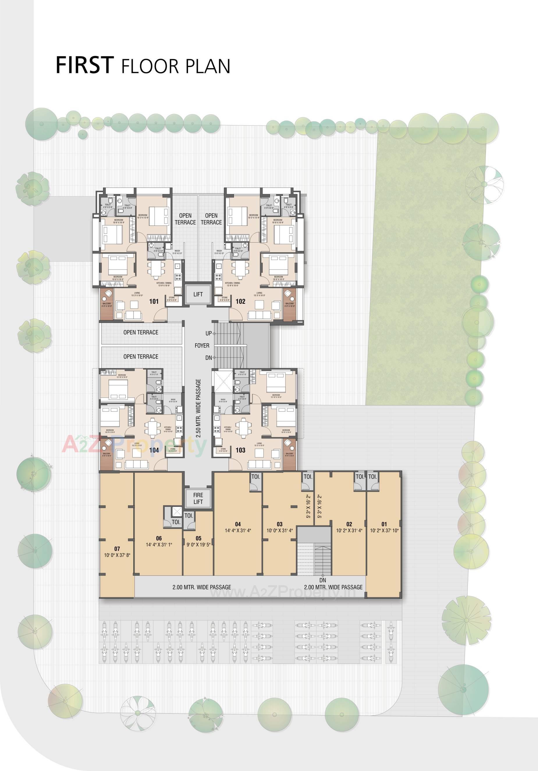 Layout of real estate project Shiv Siddhi Height located at Vastral, Ahmedabad, Gujarat