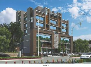 Elevation of real estate project Shiv Swati Appartment located at Nana-chiloda, Ahmedabad, Gujarat